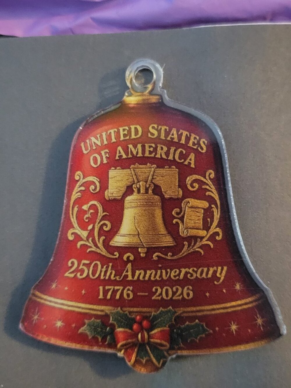 Liberty bell 250th Year Ornament